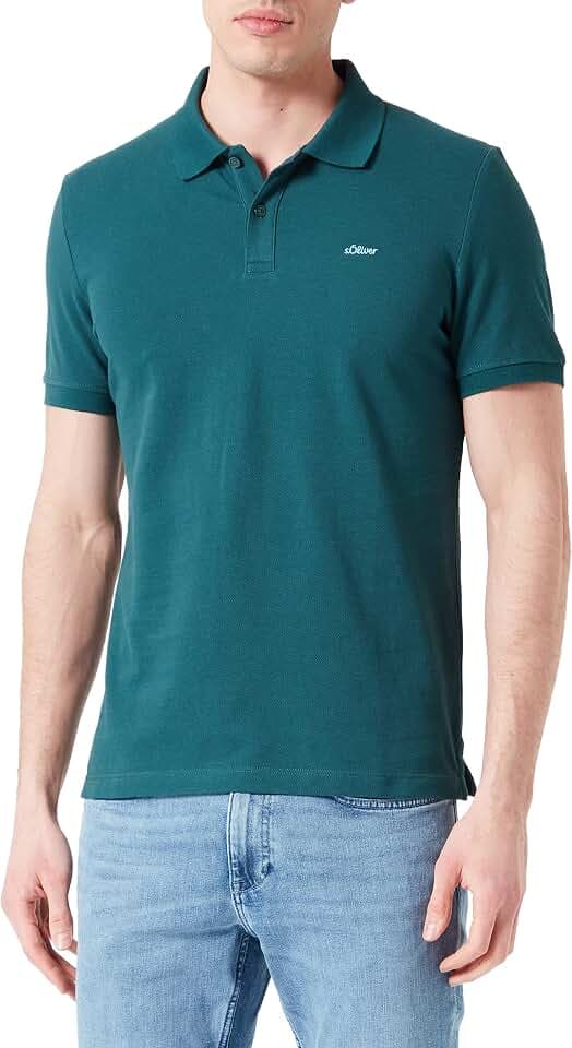 s.Oliver Herren 10.3.11.13.121.2129148 Poloshirt, kurzarm, Grün001, S