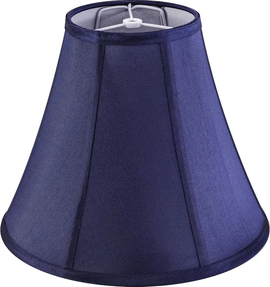 GO&SO Blue Bell Lamp Shade, 6" Top x 13" Bottom x 9.8" High