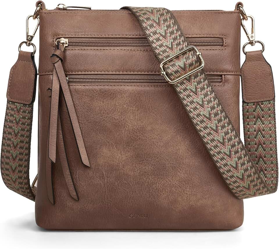 GEMIU Medium Cross Body Bag for Woman Crossbody Purses for Women Travel