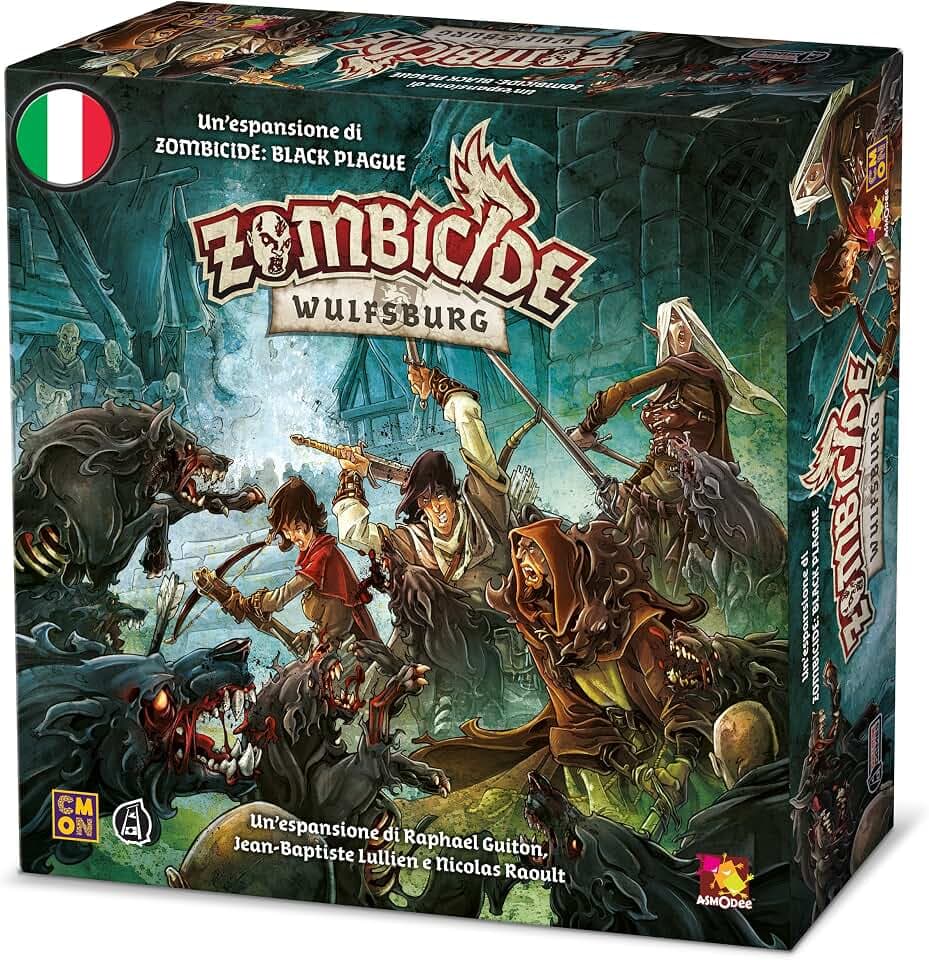 Asmodee Zombicide - Black Plague - Wulfsburg (Erweiterung) (Sprache/Version: Italienisch)