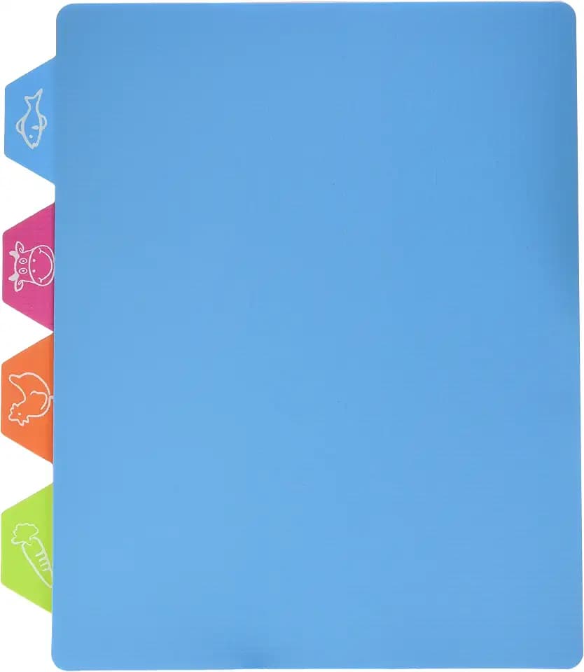 Cuisinart 4 Piece Cutting Mats with Stand, Multicolor