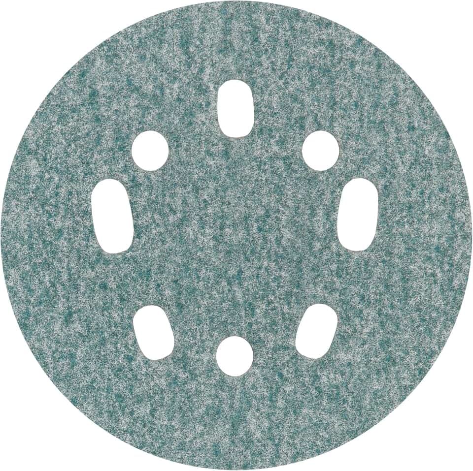 5" Norton 03223 ProSand Multi-Hole Hook & Sand Center Hole Vacuum Discs, 80-Grit, Coarse, 10-Pack