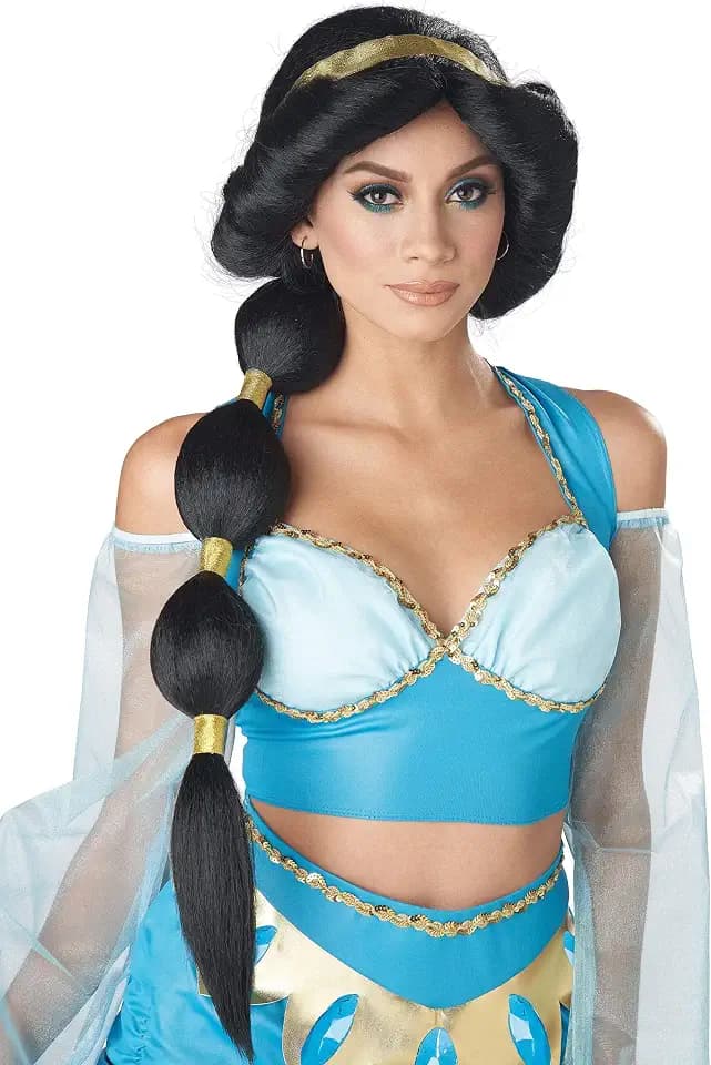 California Costumes Womens Desert Princess Wig, Black