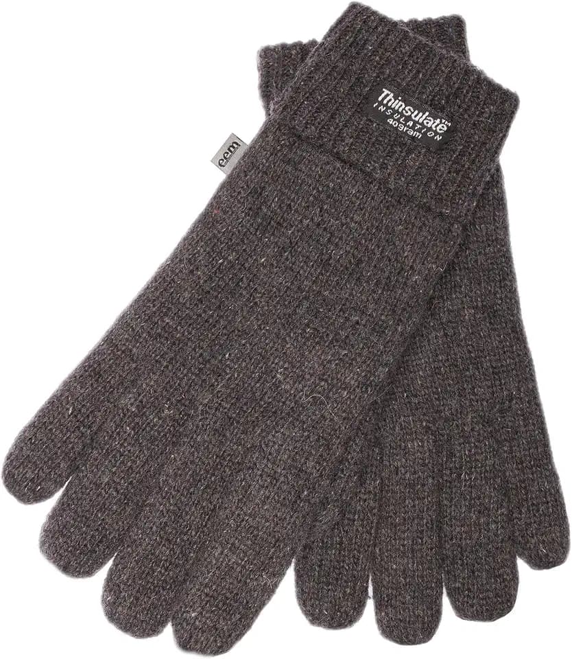 EEM women's knitted gloves, soft wool, 3M Thinsulate thermal lining