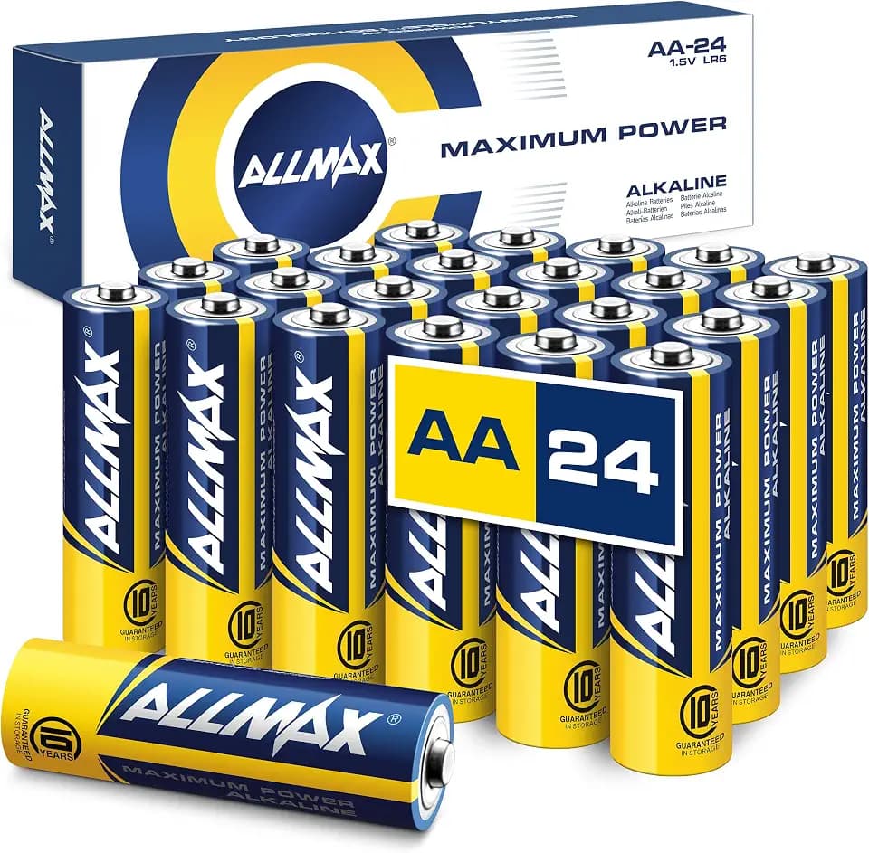 ALLMAX AA Mignon Alkaline-Batterien (LR6), Maximum Power, 24 Stück, 1,5 V