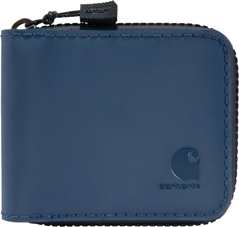 Carhartt Water Repellent Zipper Wallet Dark Blue