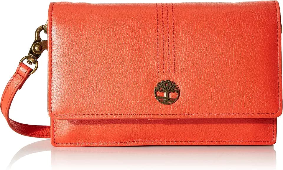 Timberland RFID-Leder-Umhängetasche, Geldbörse