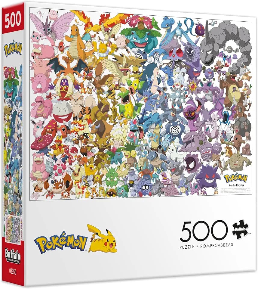 Buffalo Games - Pokémon Kanto 151-500 Piece Jigsaw Puzzle for Adults