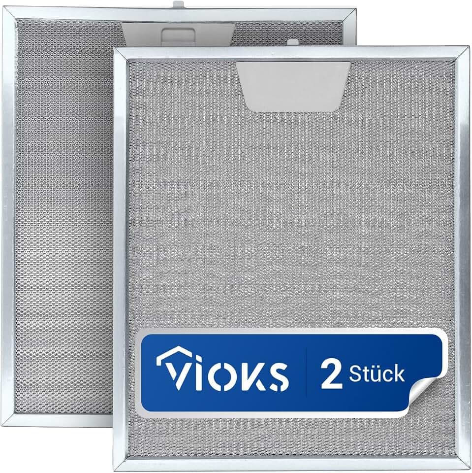 VIOKS 2x Metallfilter Dunstabzugshaube Ersatz für AЕG 50248271004