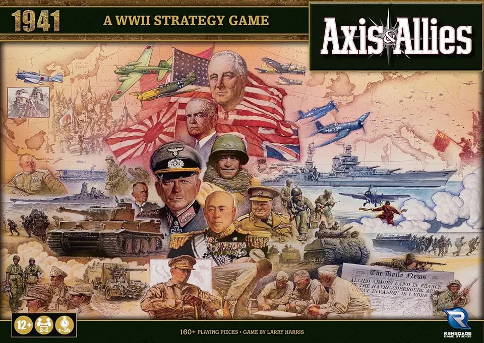 Renegade Game Studios Axis & Allies 1941, WWII Strategy Board Game