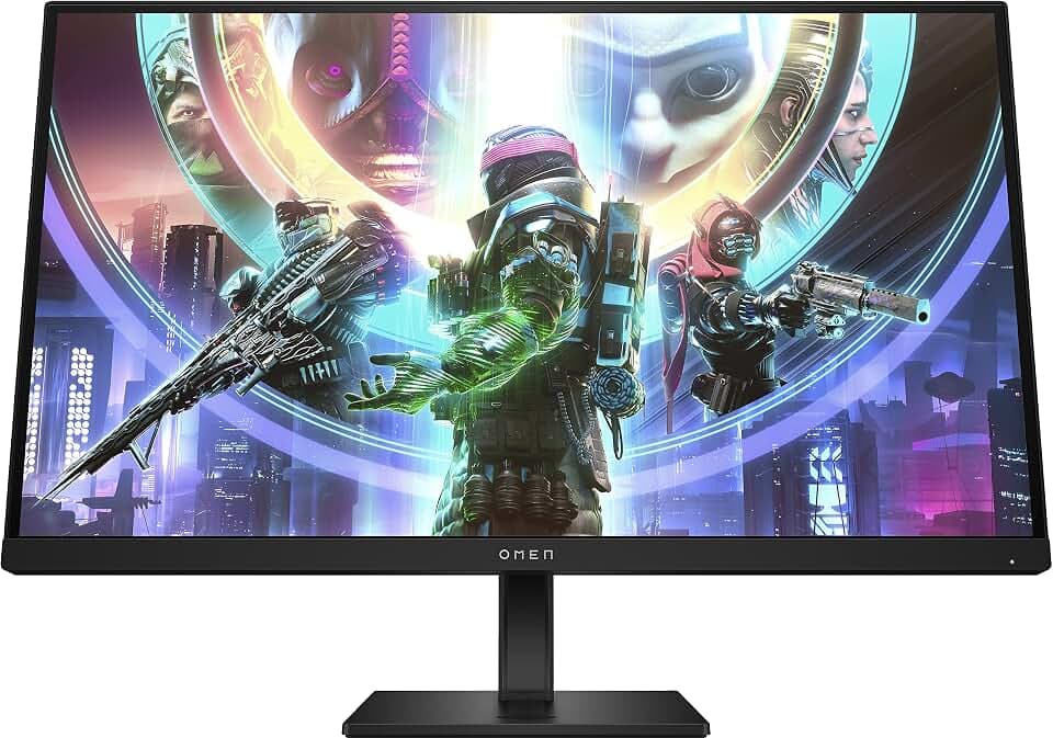 HP Omen by 27qs Computer-Flachbildschirm 68,6 cm (27 Zoll), 2560 x 1440 Pixel, Quad HD, Schwarz