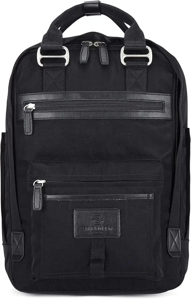 SEVENTEEN LONDON – Moderner, einfacher und unisex ‘Wimbledon’ Rucksack mit einem klassischen Design im Skandi-Stil – perfekt für 13-Zoll-Laptops