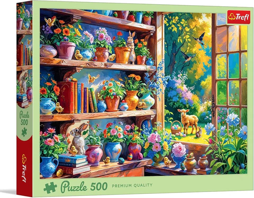 Trefl Spring Morning in the Orangery - 500 Piece Puzzle 18.9"x13.4"