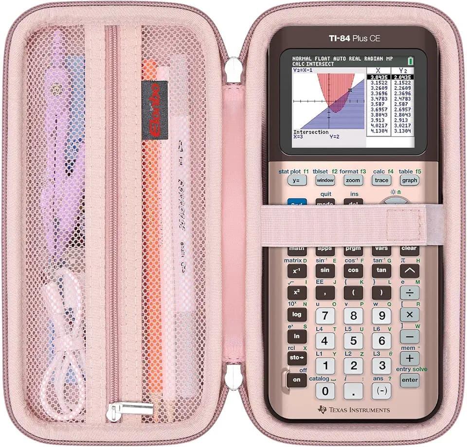 Elonbo Case for TI-84 Plus CE/TI-84 Evo/TI-84 Plus/TI-83 Plus Calculator