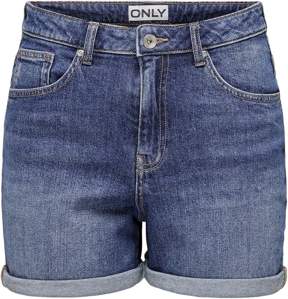 ONLY Female Jeans-Shorts ONLJOSEPHINE Hohe Taille Normal geschnitten Shorts