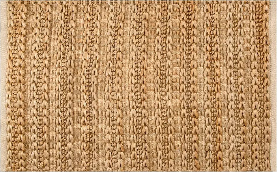 THE BEER VALLEY Jute Patsan Kitchen Rug 2x3 Feet - Natural