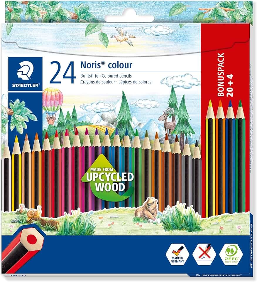 STAEDTLER Noris colour 185 Buntstifte – 24er Set, Farbstifte