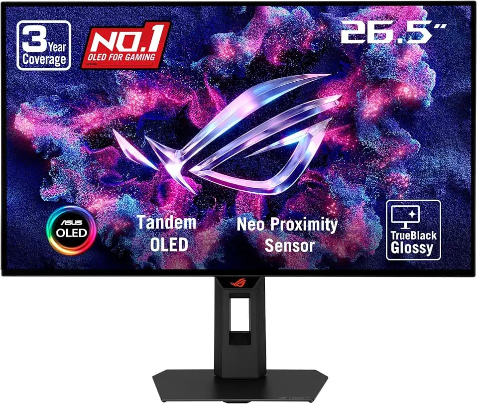 ASUS ROG XG27AQWMG 27 Inch 1440p 280Hz Tandem OLED G-SYNC Gaming Monitor