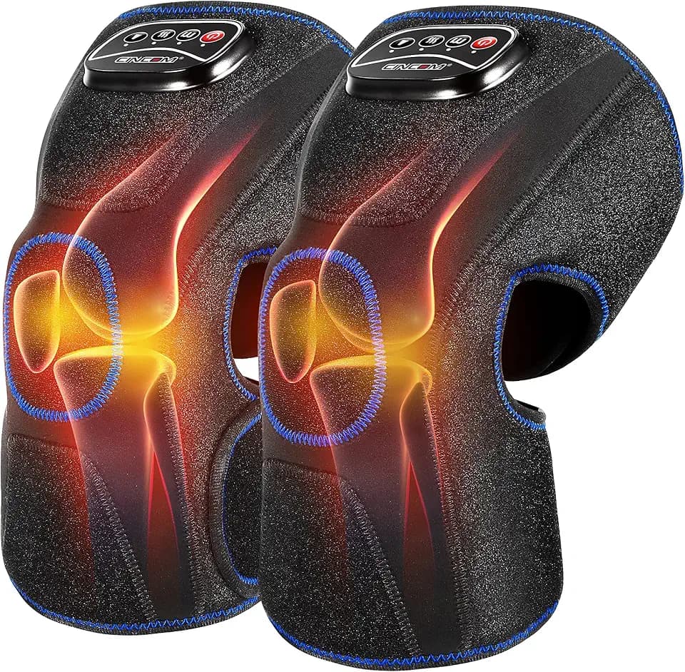 CINCOM Knee Massager with Heat and Air Compression for Pain Relief