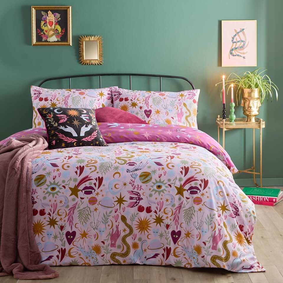 furn. Enchanted Bettwäsche Set (Rosa - King)