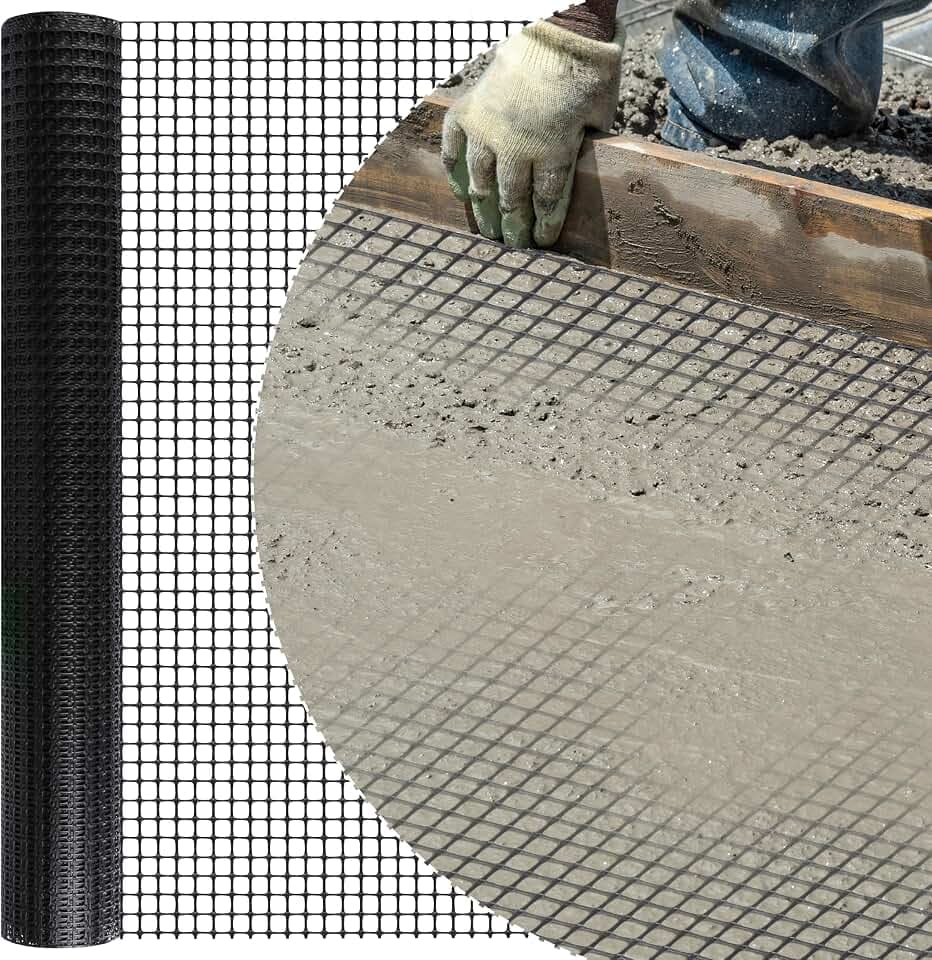 4ft × 50ft Bi-Directional Geogrid Roll Gravel Stabilizer Grid