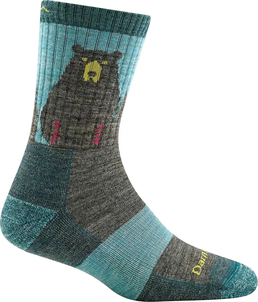 Darn Tough Women's Bear Town Micro Crew Lightweight with Cushion Sock (Style 1970) -