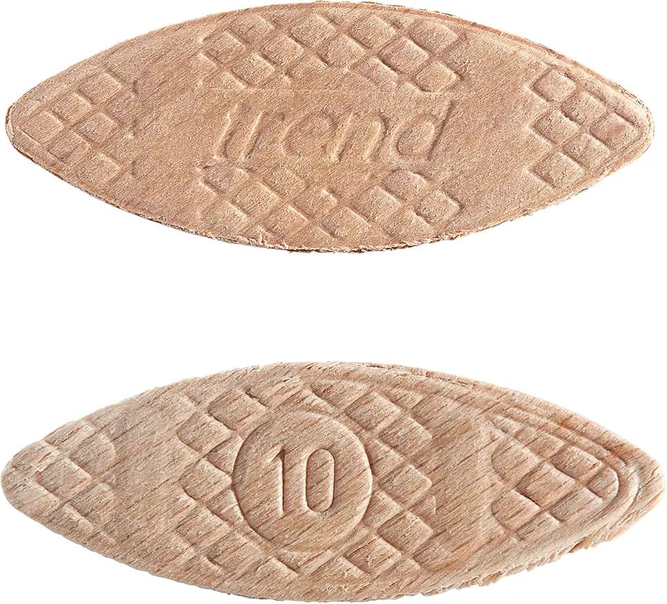 Trend 1000pcs Beechwood Joining Biscuits (No. 10) for Woodworking and Furniture Framing, BSC/10/1000