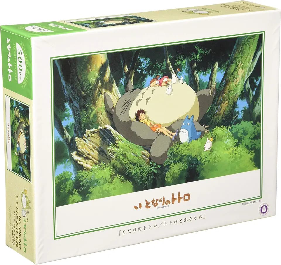 Ensky - My Neighbor Totoro - Napping with Totoro, 500 Piece Jigsaw Puzzle (500-247)