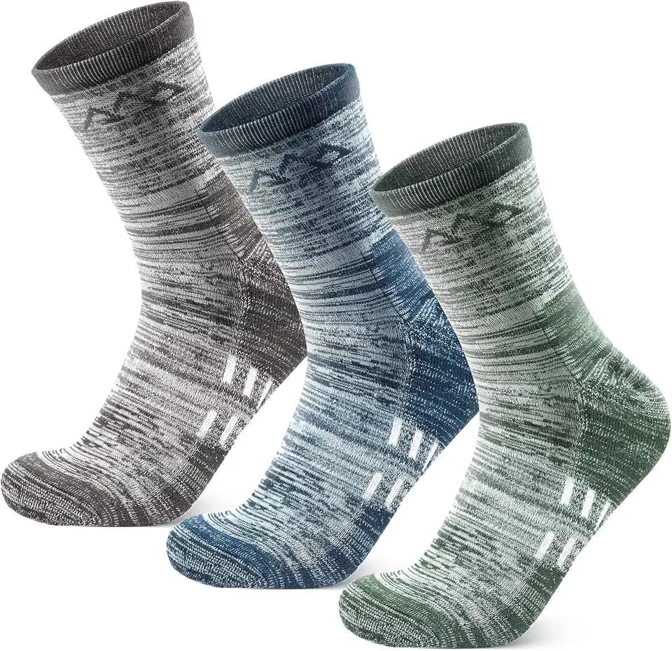 innotree Men's Merino Wool Hiking Socks 3 Pairs