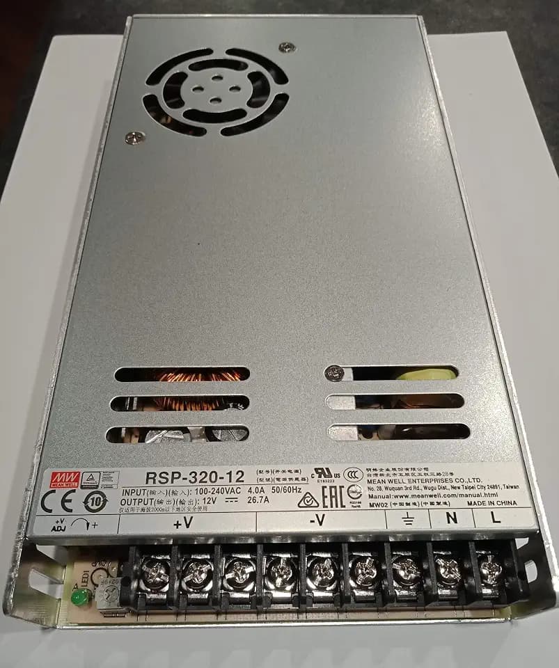 MW Mean Well RSP-320-12 12V 26.7A 320W Single Output with PFC Function Power Supply