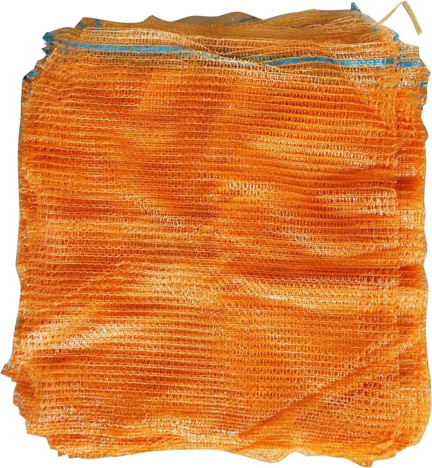 Raschel 100 Stück Kunststoffbeutel mit Kordelzug orange 42 x 60 cm