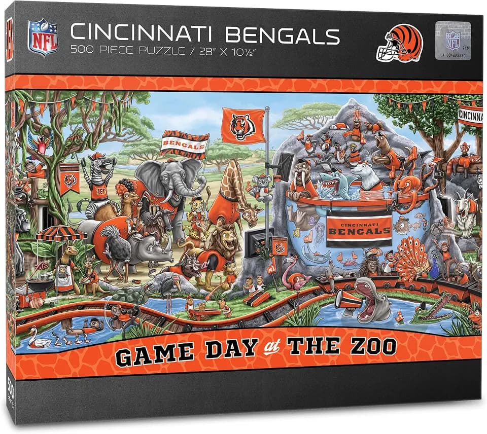 YouTheFan NFL Game Day at The Zoo 500pc Puzzle