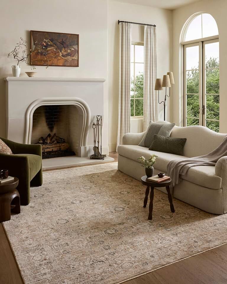 Loloi Clarisse Natural/Granite 3'-11" x 5'-7" Accent Rug