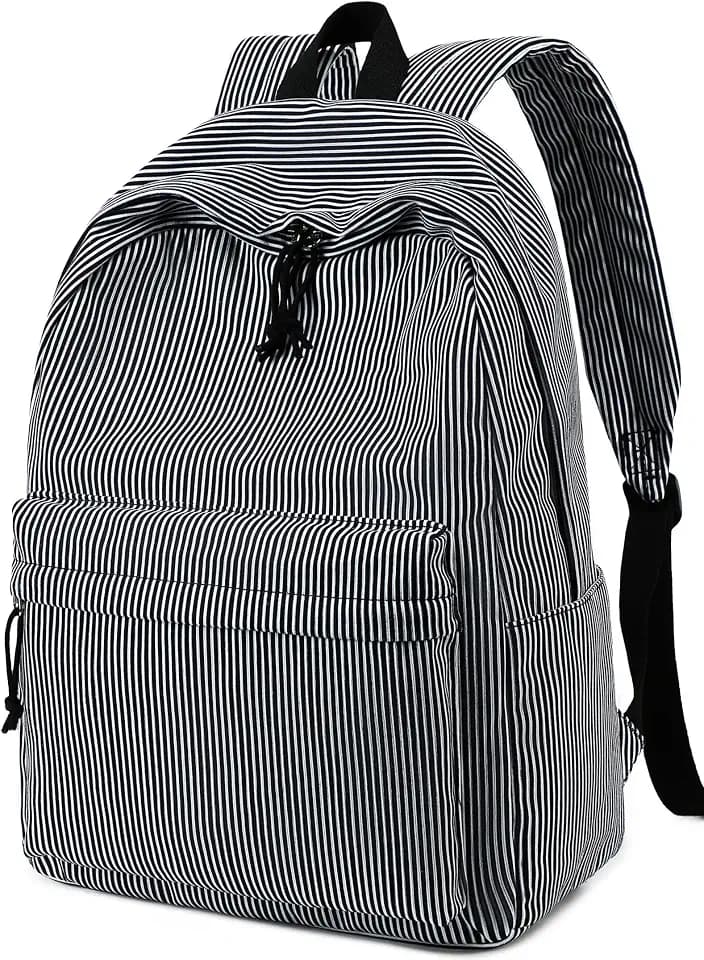 BTOOP School Backpack for Teens Large Corduroy Bookbag Lightweight 15.6 inch Laptop Bag for Girls Women Casual High School College