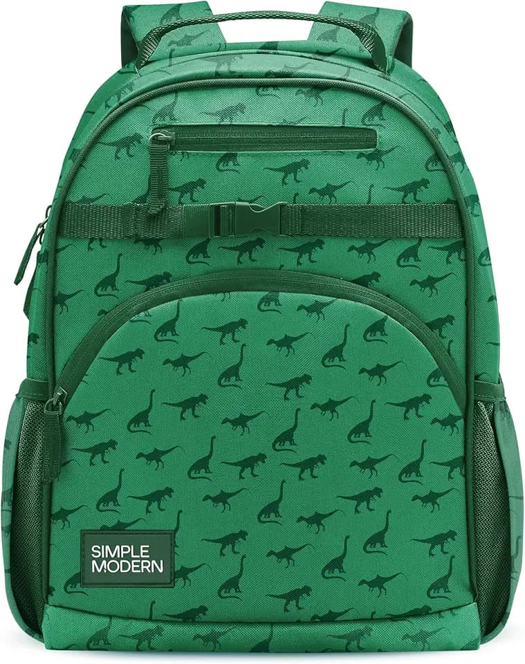 Simple Modern Kids Backpack for School, Girls, Boys | 12L | Dinosaur