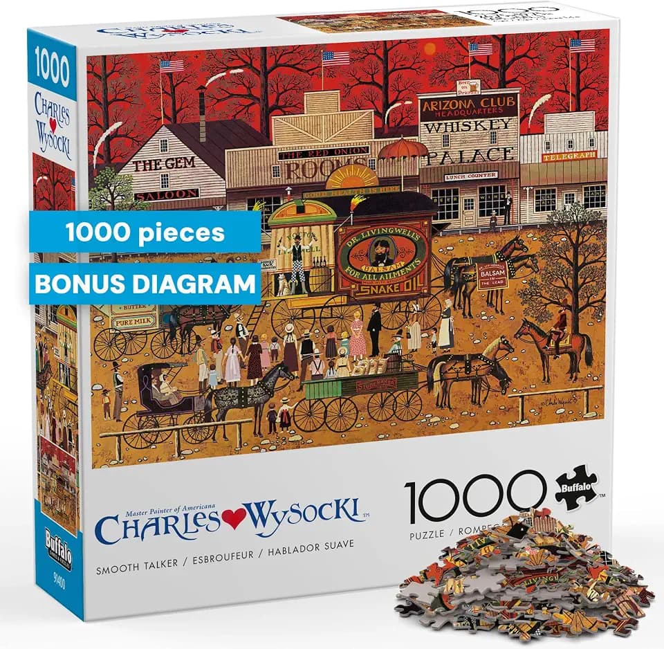 Buffalo Games - Charles Wysocki Smooth Talker - 1000 Piece Jigsaw Puzzle