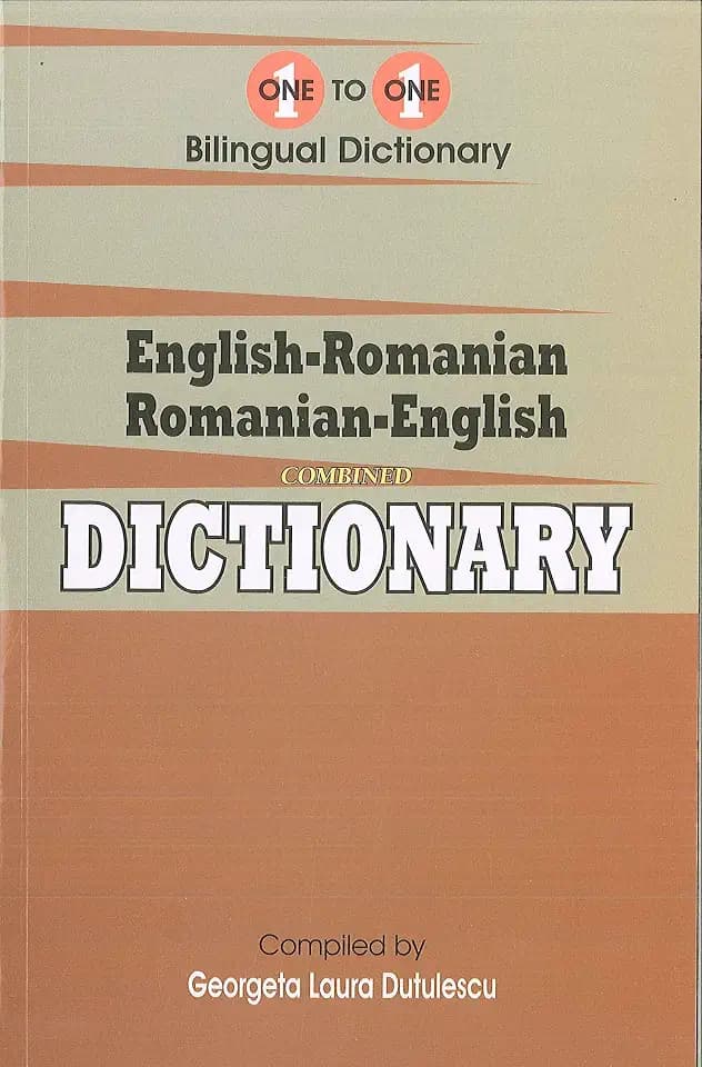 English-Romanian & Romanian-English One-to-One Dictionary