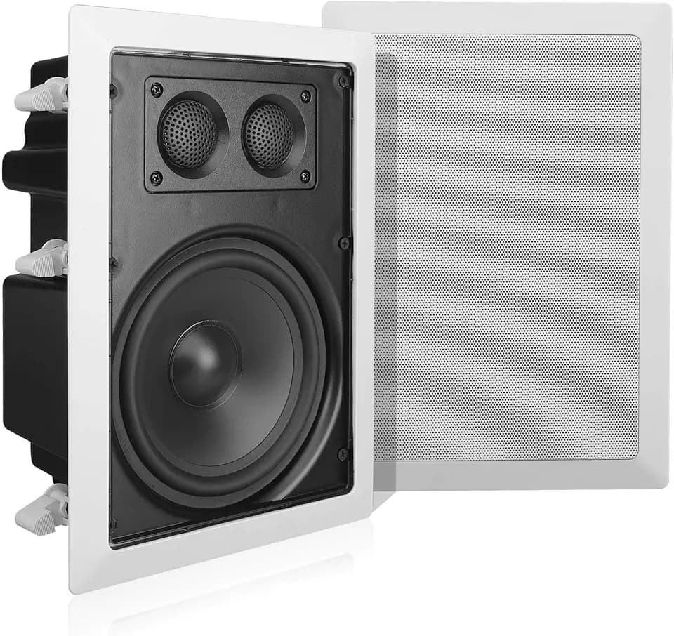 Pyle Wand-/Deckenlautsprecher, Titan-Hochtöner, echter Stereo-Sound, 360 W