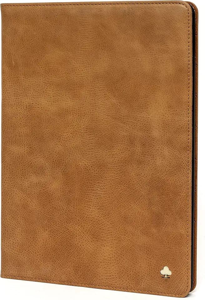 Porter Riley - Leather Case Compatible with iPad Pro 13" - M5 / M4 (2025/2024) Release. Premium Genuine Leather Stand/Cover/Flip Case (Tan)