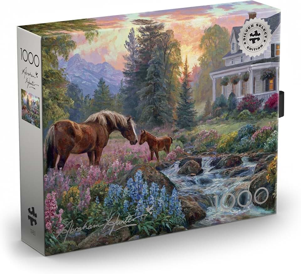 Buffalo Games - Floral Pasture - 1000 Piece Jigsaw Puzzle for Adults