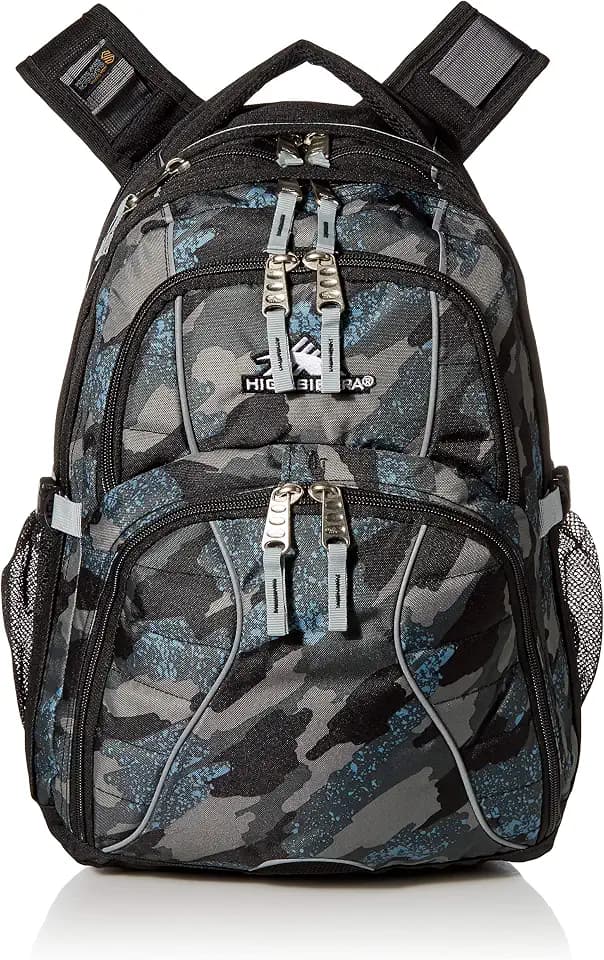 High Sierra Swerve Laptop Backpack, Graffiti/Black/Ash, One Size