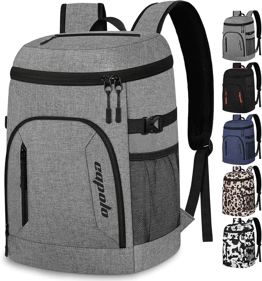 Capolo Cooler Backpack for Men Women Insulated Backpack Cooler Leak Proof