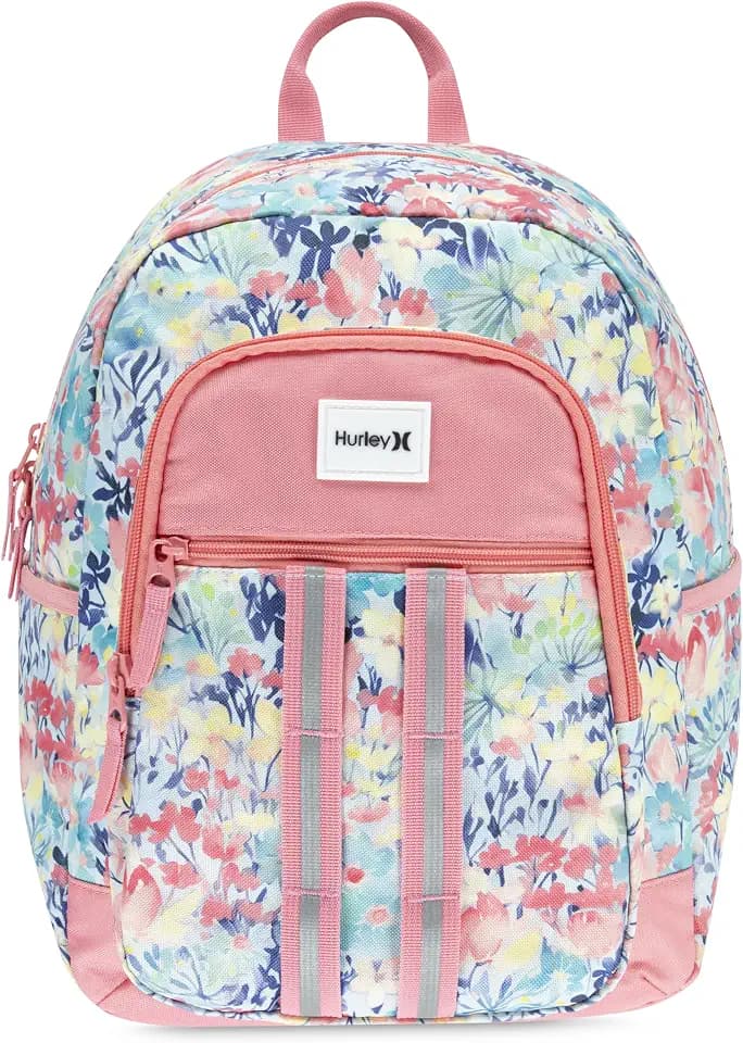 Hurley School Backpack, Sunset Coral, One Size