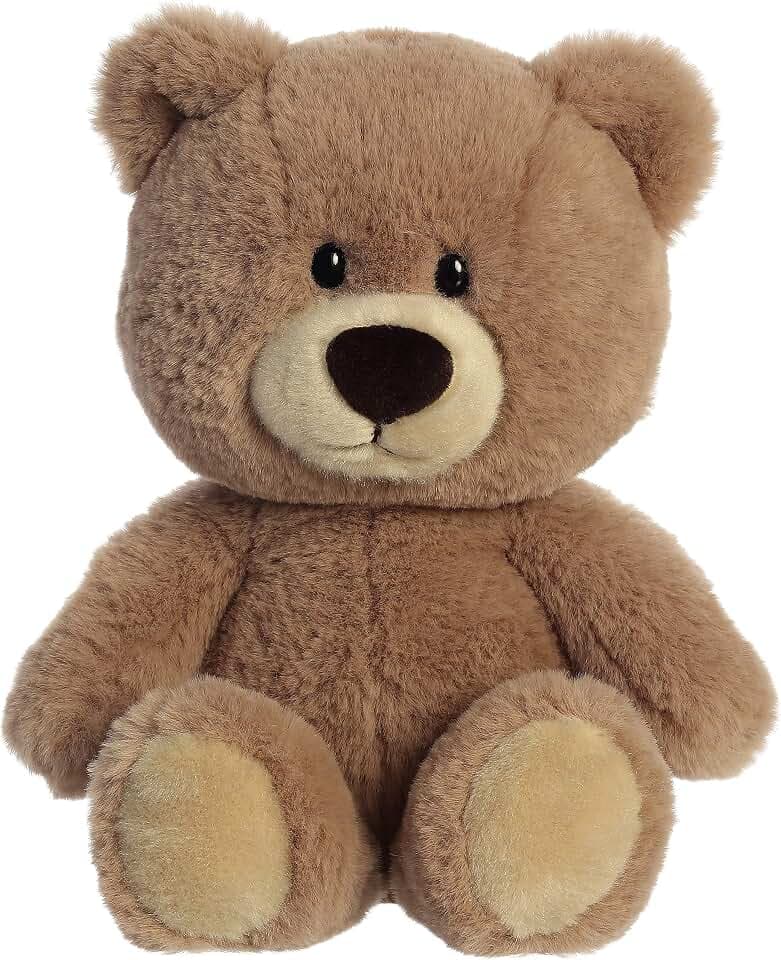 Aurora Bear 10" Hugga-Wug Bear Taupe Snuggly Stuffed Animal