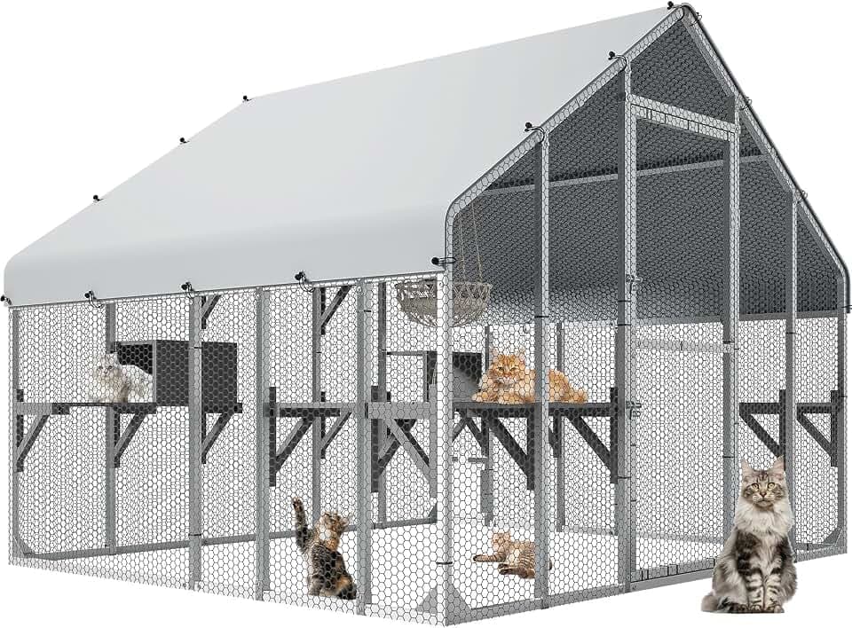 YITAHOME 94 Inch Outdoor Cat Enclosure
