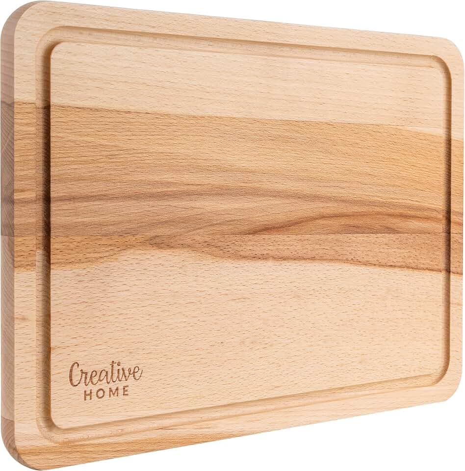 Creative Home Schneidebrett Holz | 30,5 x 22,5 x 1,5 cm (+- 1 cm)