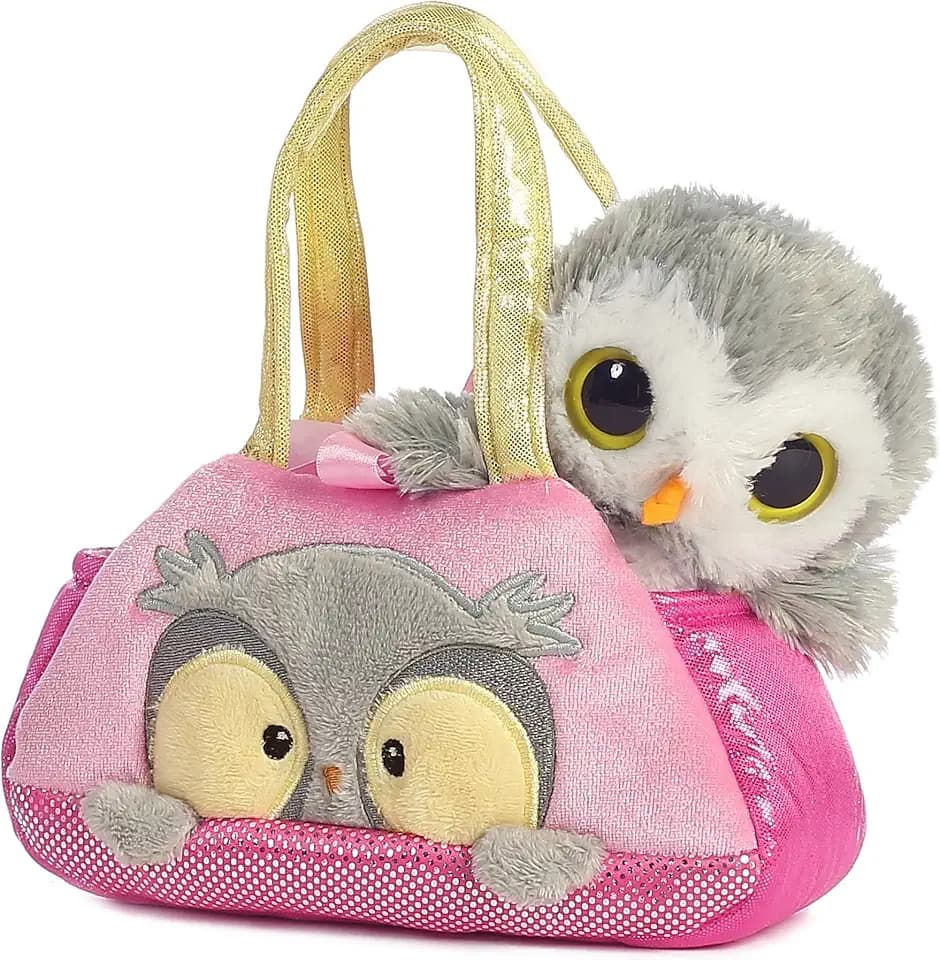 Aurora Fancy Pals 7.5" Peek-A-Boo Owl Fashionable Stuffed Animal