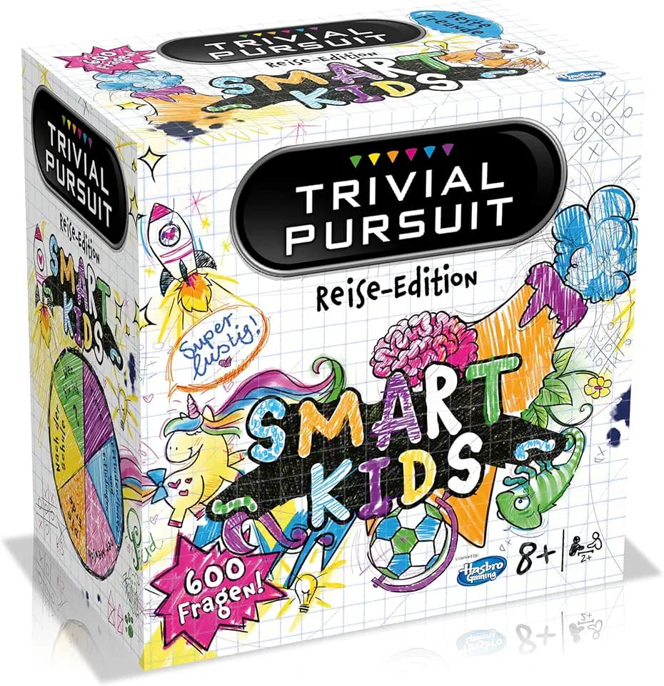 Winning Moves Trivial Pursuit Smart Kids Edition - Quizspiel für Fans - Quiz Partyspiele - Trivia Fanartikel - 2+ Spieler ab 8+ Jahren - Deutsch