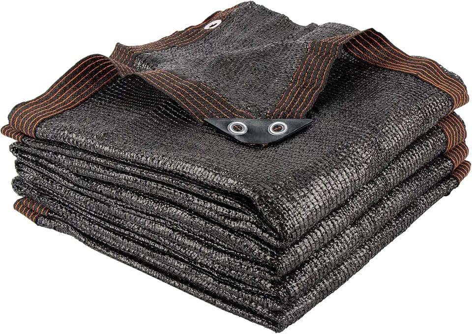 Shade Cloth, 20FT X 30FT 40% Black Outdoor Woven Sun Shade with Grommets, Durable Breathable Netting Shading Antifreezing for Patio, Garden, DIY Home, Plants Cover, Greenhouse, Dog Kennel
