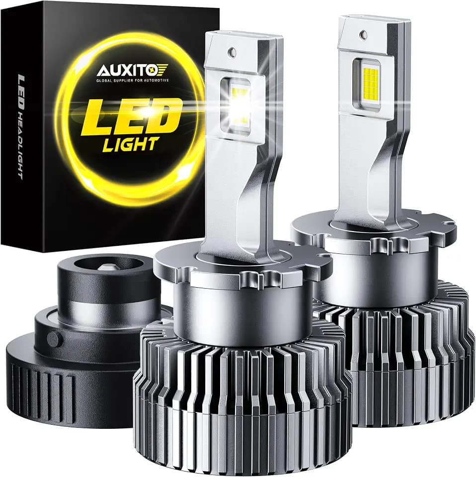 AUXITO D4S Bulbs, 30000LM 6000K White, Pack of 2